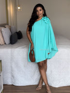 Vestido Mia- Ombro Só Flor Chifon