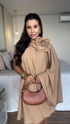 Vestido Mia- Ombro Só Flor Chifon