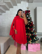 Vestido Mia- Ombro Só Flor Chifon