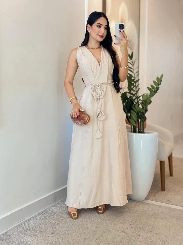 Vestido Linho Marrant