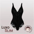 Body Modelador de Renda - Luxo Slim + Brinde Calcinha Modeladora