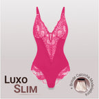 Body Modelador de Renda - Luxo Slim + Brinde Calcinha Modeladora