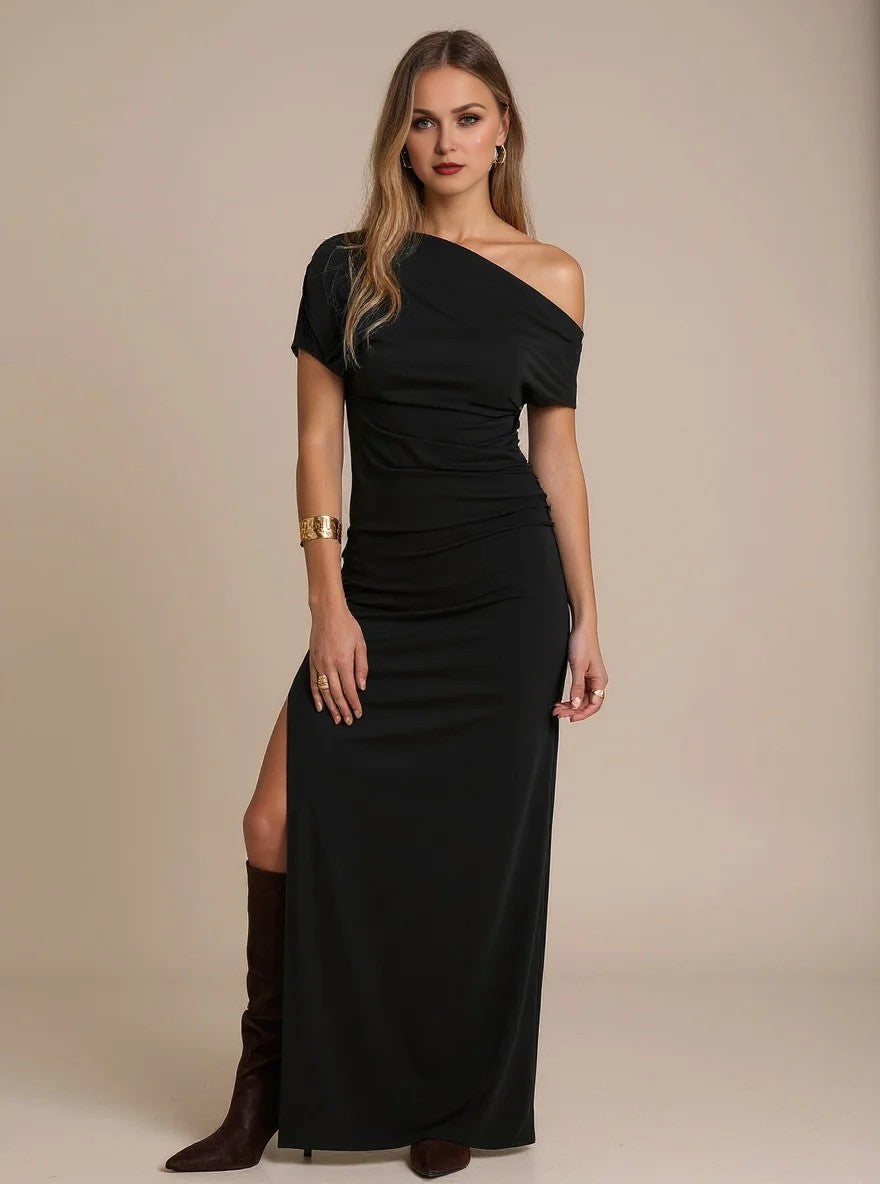 Vestido Cairo - Vestido Longo Assimétrico