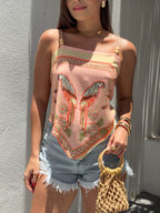 Cropped Assimétrico Sia