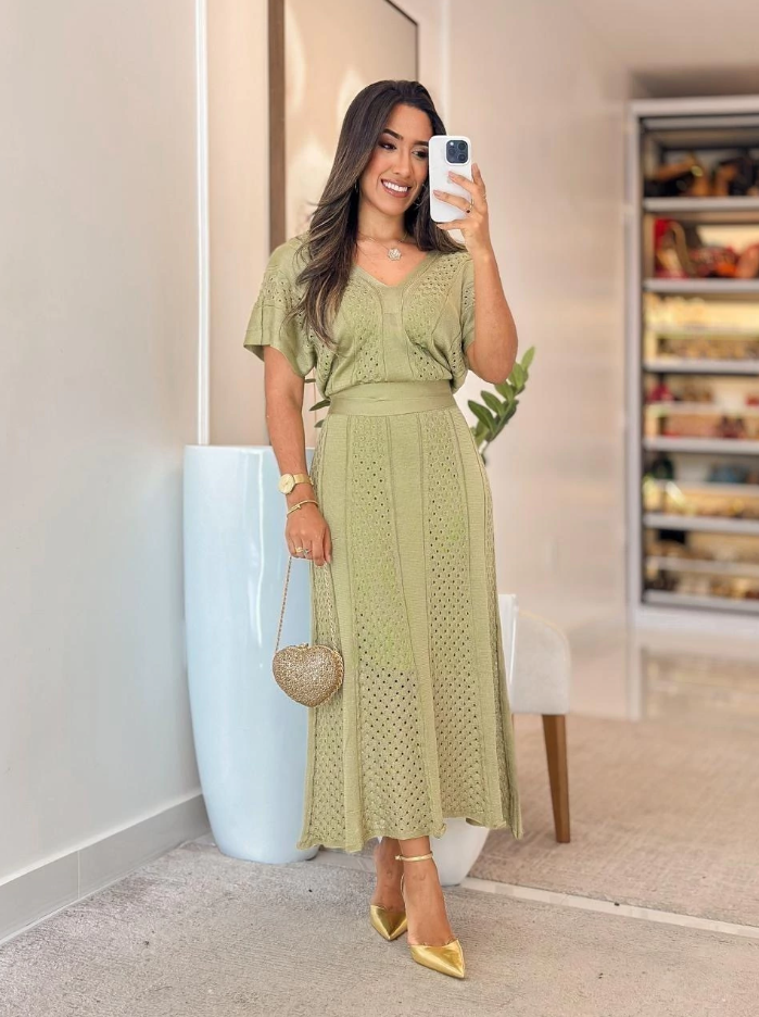 Vestido Tricô Modal