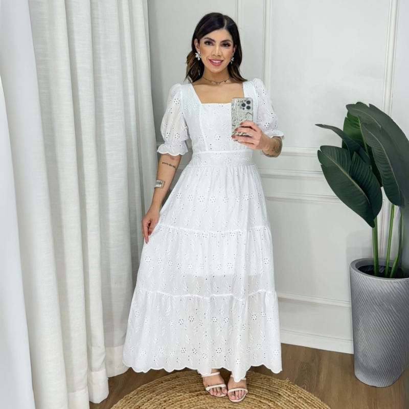 Vestido Princesa Laise Branco
