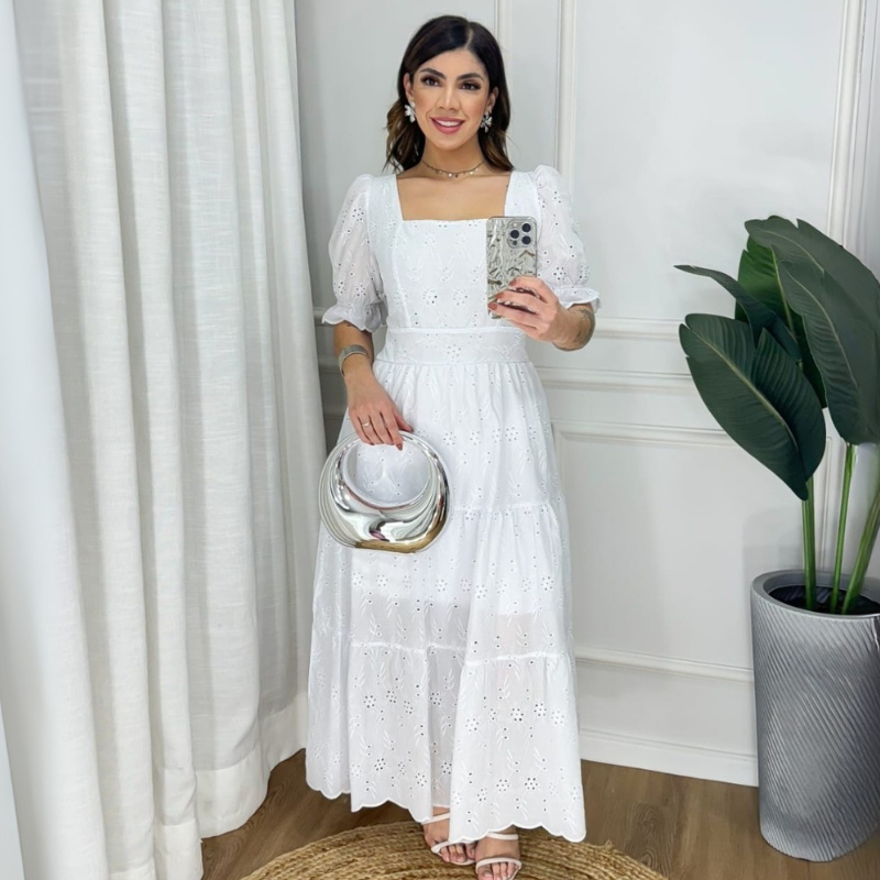 Vestido Princesa Laise Branco